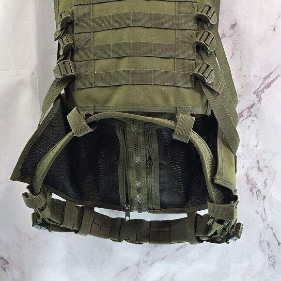 Rothco Vest Green Tactical Molle Assault Bug Out Military Paintball Airsoft Hip - Picture 7 of 11